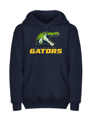 Navy Gator Hoodie