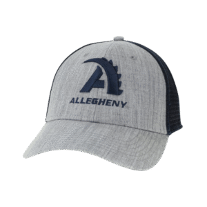 Heather Gray/Navy Mesh Trucker Hat