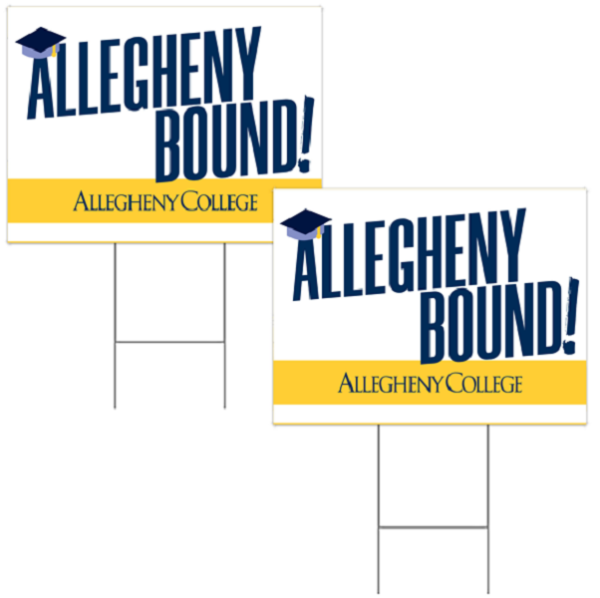 High School Graduation - Allegheny Bound Gator Yard Sign