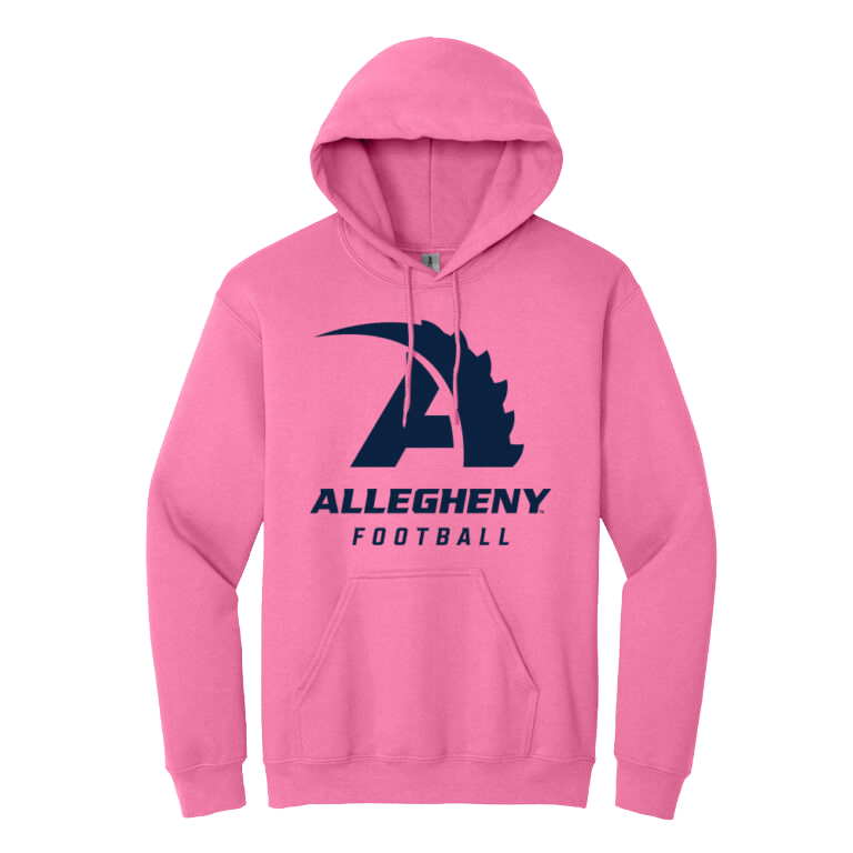 Pink Football Hoodie