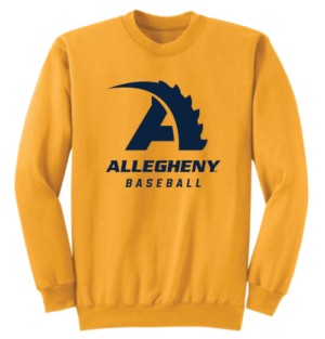 Gold Baseball Crewneck