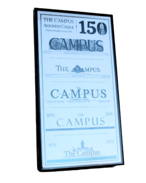 The Campus 150th Anniversary Framed Logo Print