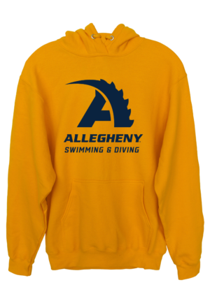 Gold Swimming & Diving Hoodie