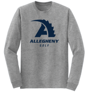 Gray Golf Long Sleeve T-shirt