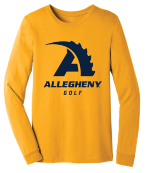 Gold Golf Long Sleeve T-shirt