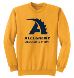 Gold Swimming & Diving Crewneck