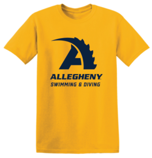 Gold Swimming & Diving T-shirt
