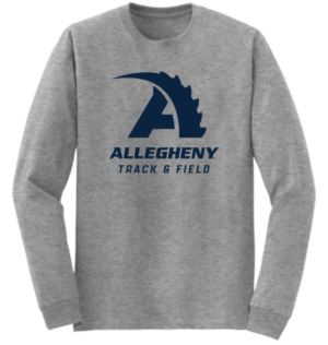 Gray Track & Field Long Sleeve T-shirt