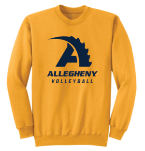 Gold Volleyball Crewneck