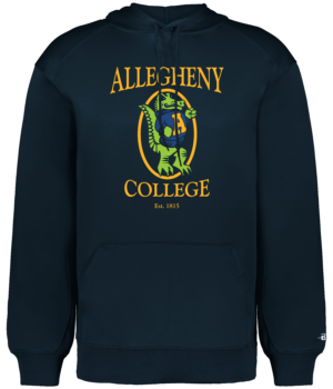 Product image for Navy Vintage Gator Performance Hoodie