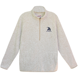 Beige Knit Quarter Zip