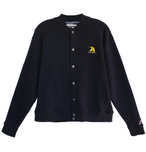 Navy Snap Front Jacket