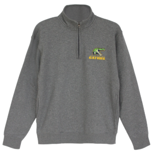 Gray Gator Quarter Zip
