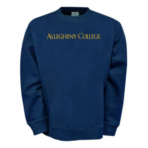 Navy Allegheny College Crewneck