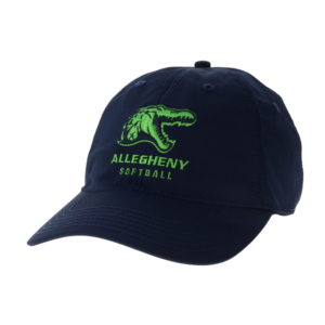 Navy Softball Green Gator Cool Fit Hat