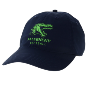 Navy Softball Green Gator Cool Fit Hat