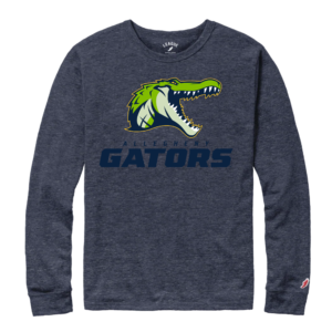 Heather Navy Gator Long Sleeve